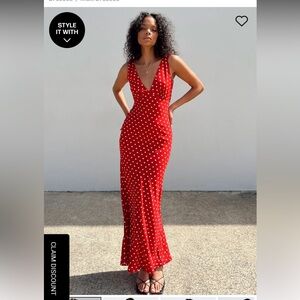 NWOT Princess Polly Nellie Maxi Dress